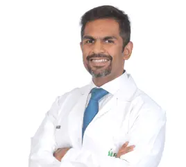 Image shows dr. Shakir Tabrez, urologist at altius hospital in Bengaluru