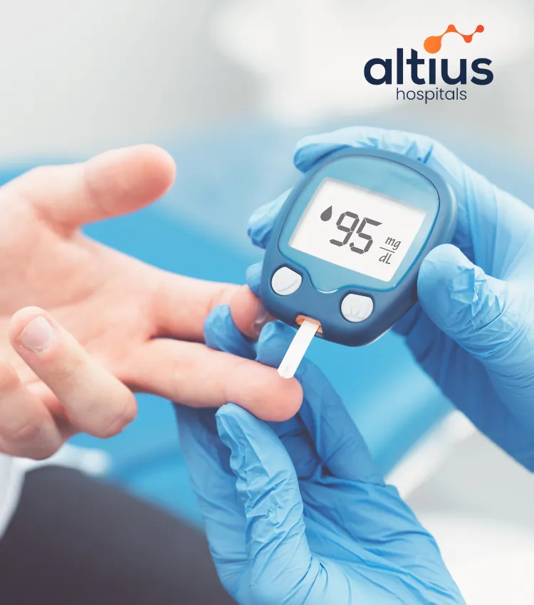 Best doctor for diabetes in Bangalore at Altius Hospital