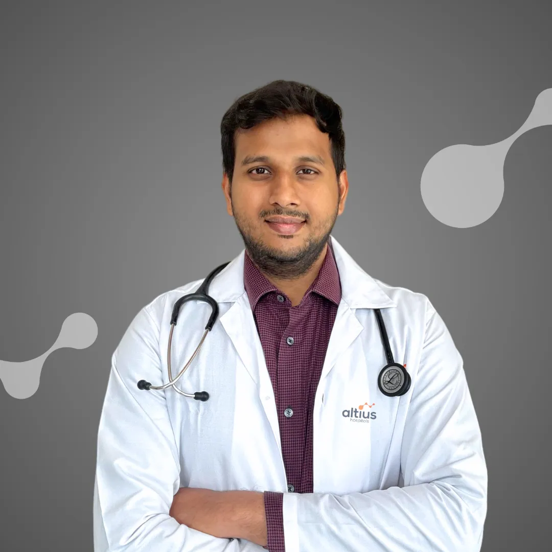 Image of Dr Karthik R, neurologist & neurosurgeon at Altius Hospital Bangalore